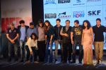 Salman Khan, Athiya Shetty, Sooraj Pancholi,Amaal Mallik, Nikhil Advani, Subhash Ghai, Palak Muchchal, Bhushan Kumar at Hero music launch in Taj Lands End on 6th Sept 2015 (11
